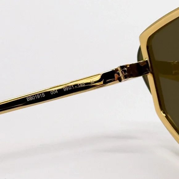 NEW BALENCIAGA CAT EYE GOLD SUNGLASSES BALENCIAGA